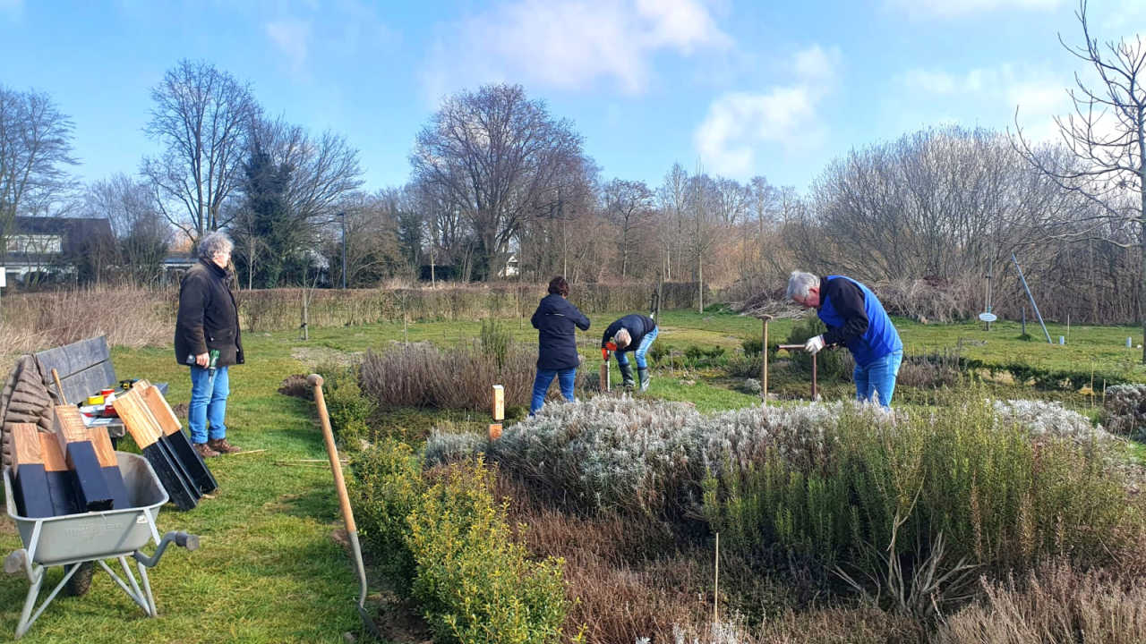 Hart van Wierden april 2025 kruidentuin palen klein.jpg